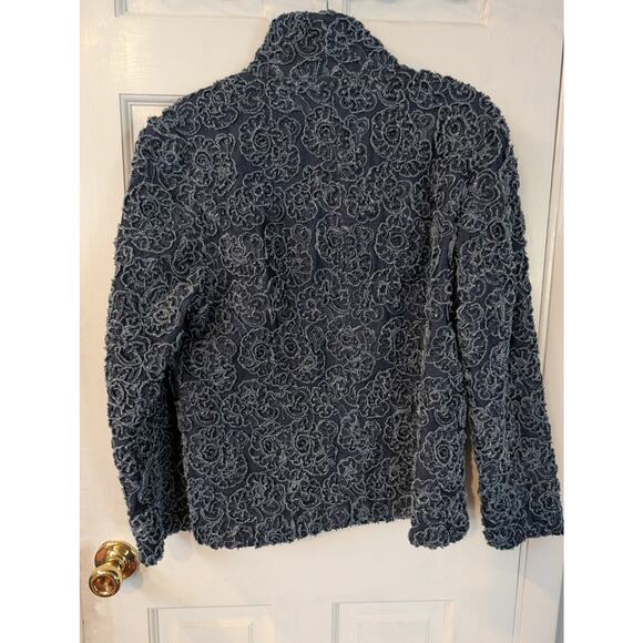 Samuel Dong | Floral Jean Coat | Large - Picture 2 of 8